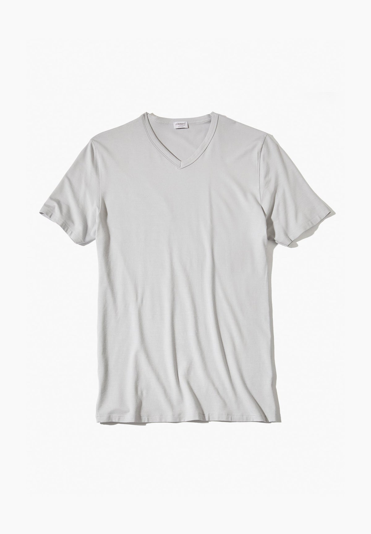 Pureness | T-Shirt Short Sleeve V-Neck - cloud grey