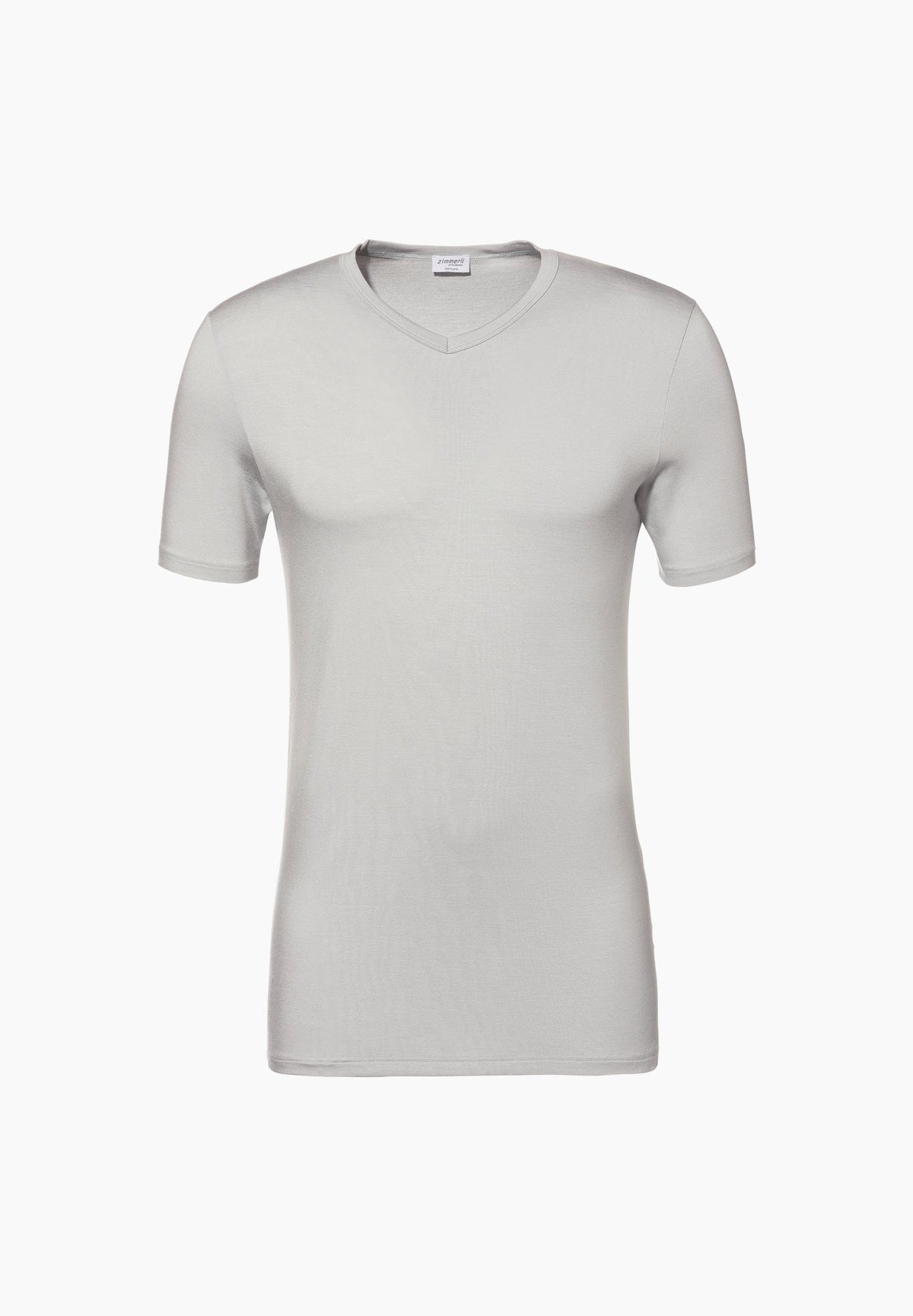 Pureness | T-Shirt Short Sleeve V-Neck - cloud grey