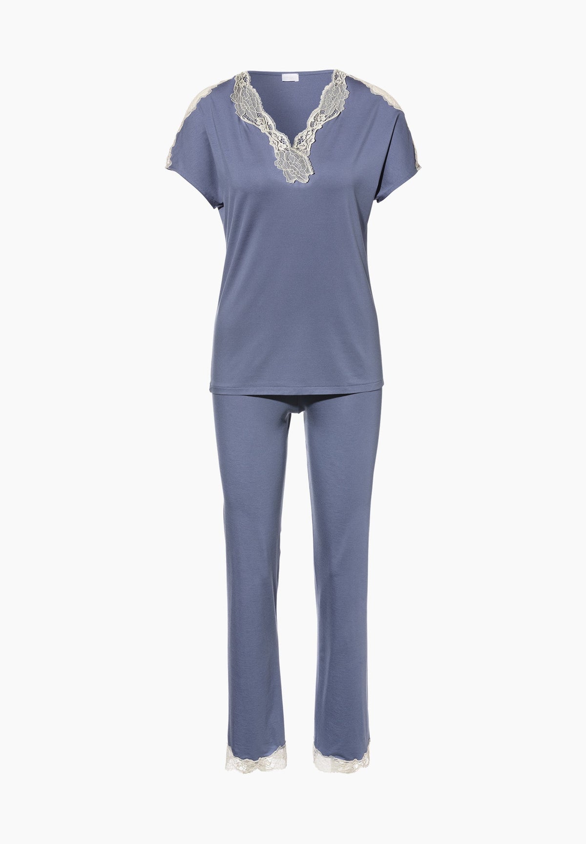 Sensual Fashion | Pyjama pantacourt manches courtes - dusty blue