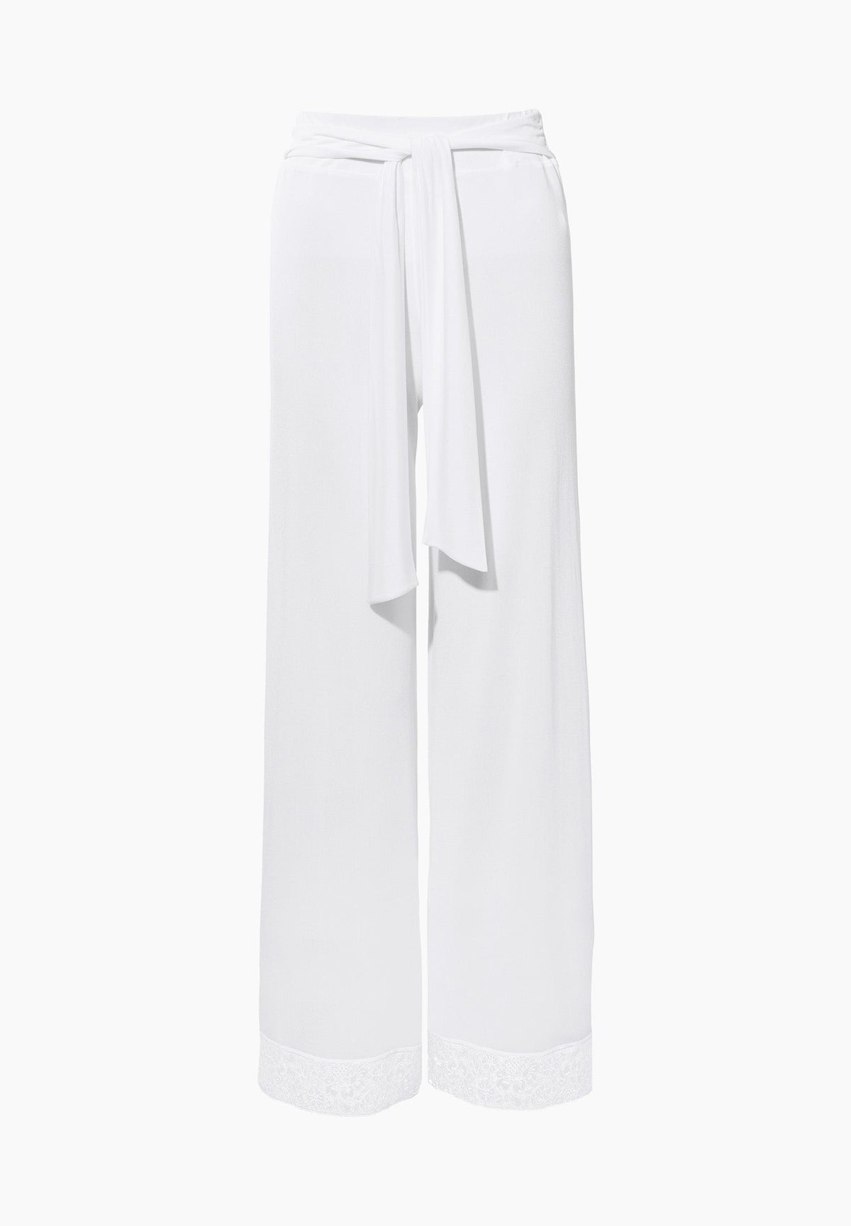 Silk Charmeuse | Pants Long - white