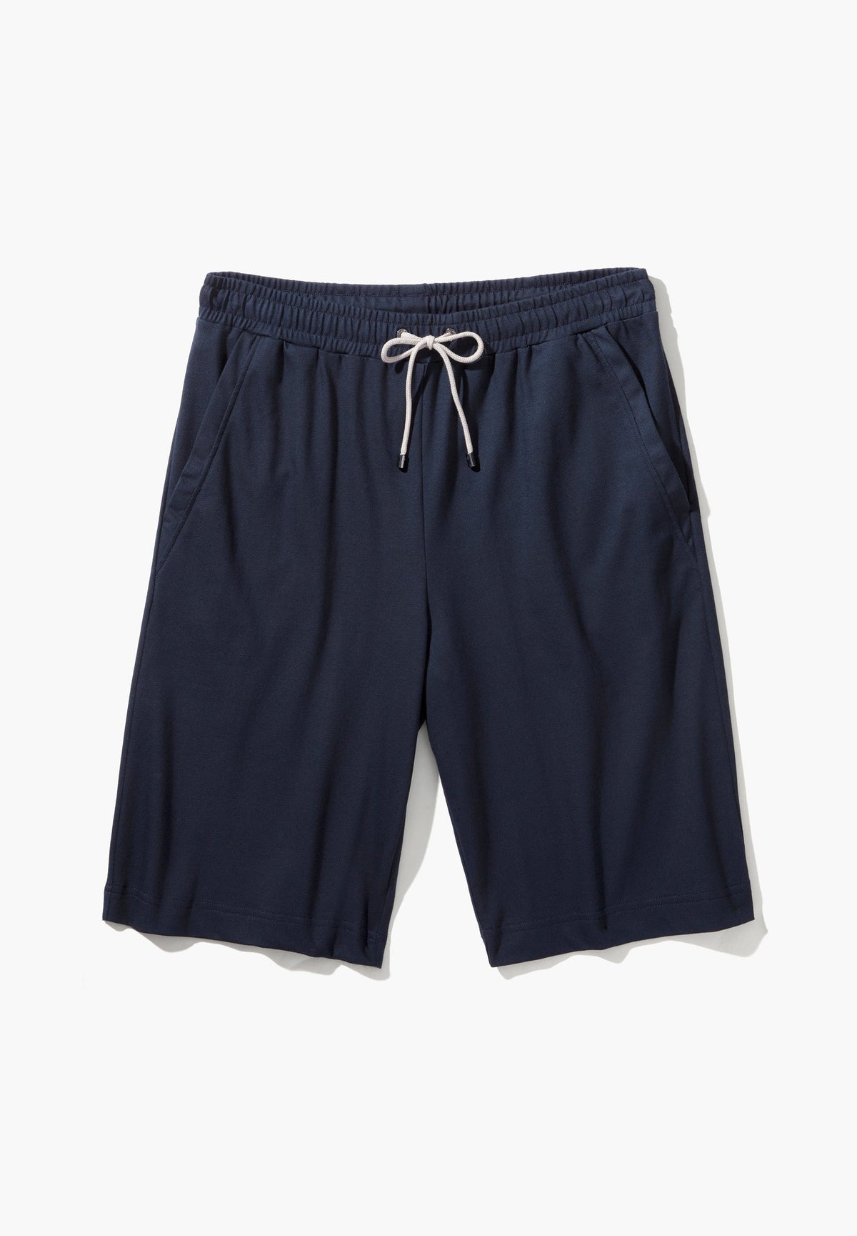 Piqué Lounge | Hose kurz - twilight blue