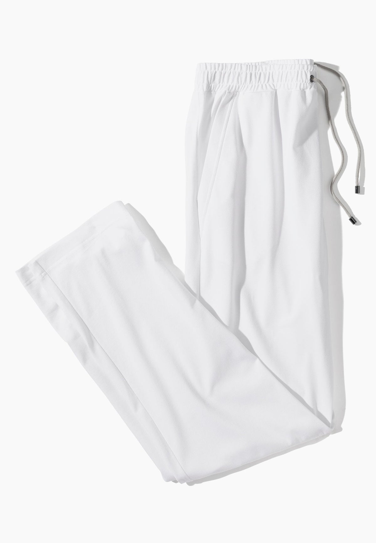 Piqué Lounge | Hose lang - white