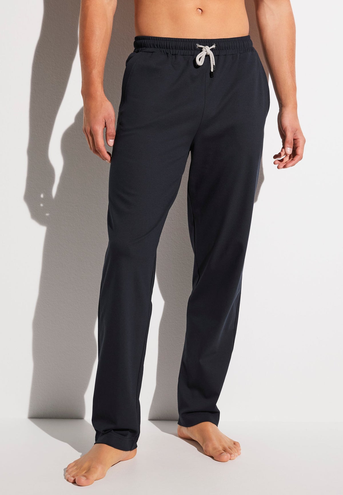 Piqué Lounge | Pants Long - twilight blue