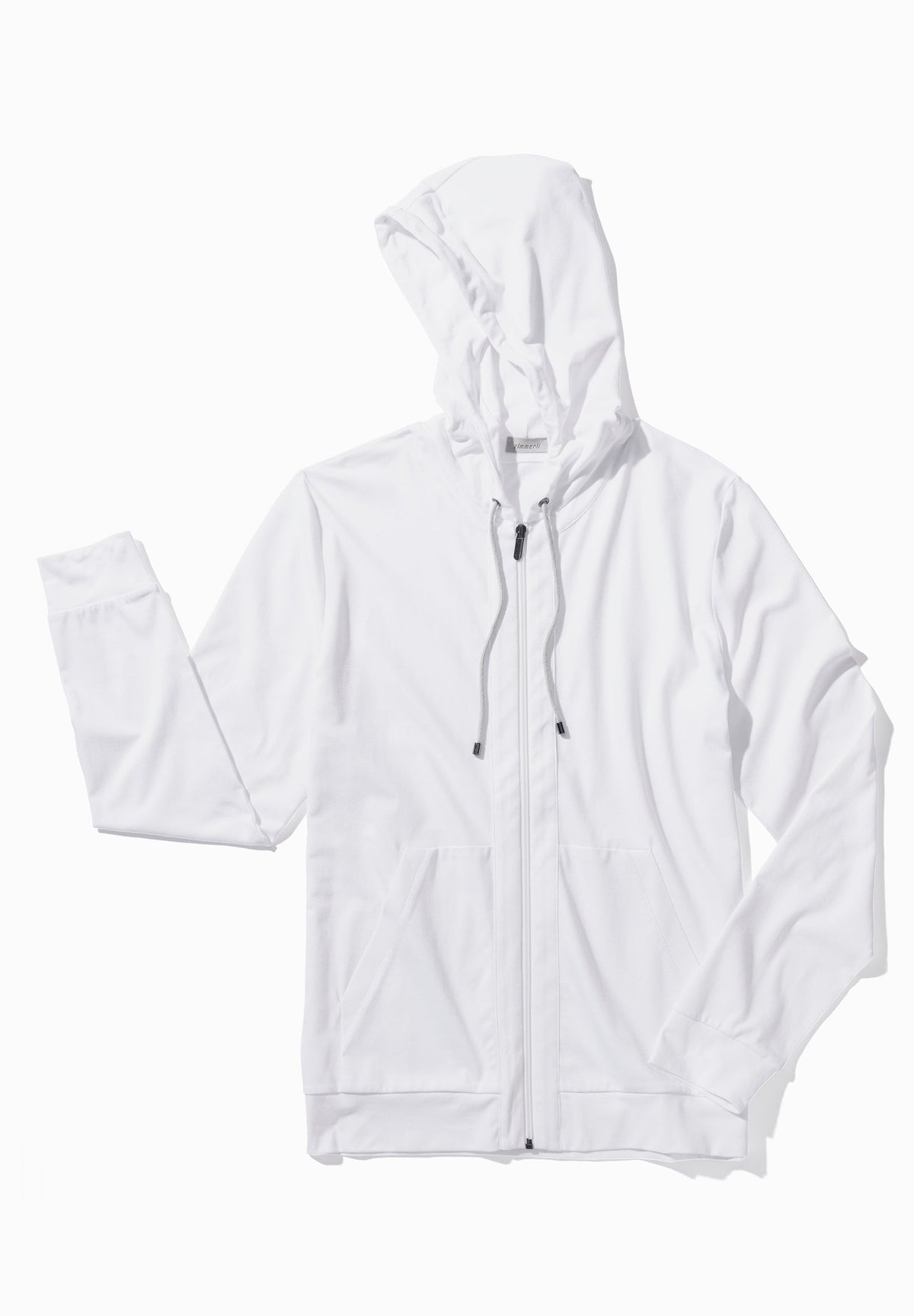 Piqué Lounge | Jacke - white