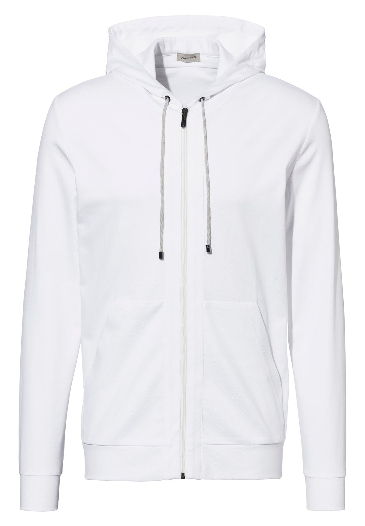 Piqué Lounge | Jacke - white