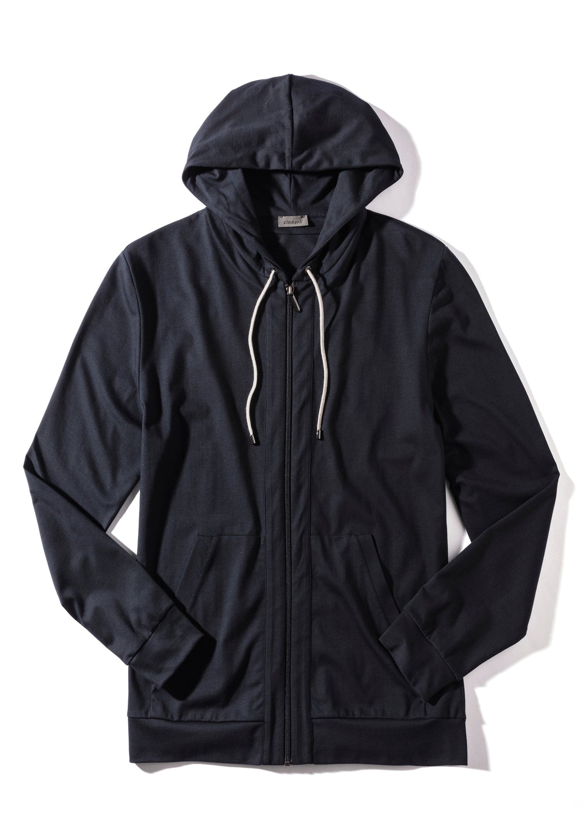 Piqué Lounge | Jacke - twilight blue