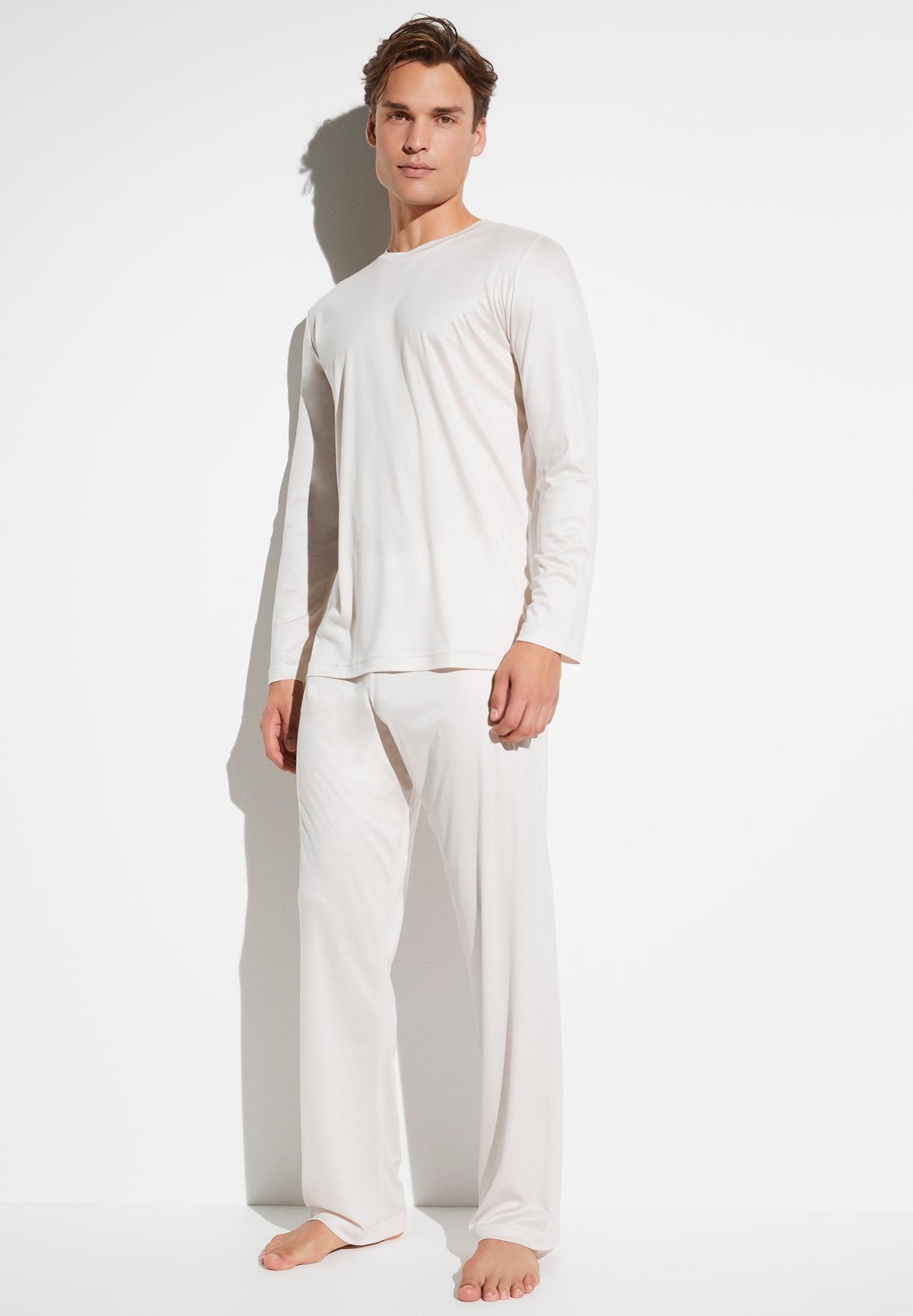 Sustainable Luxury | Pyjama longues - almond latte