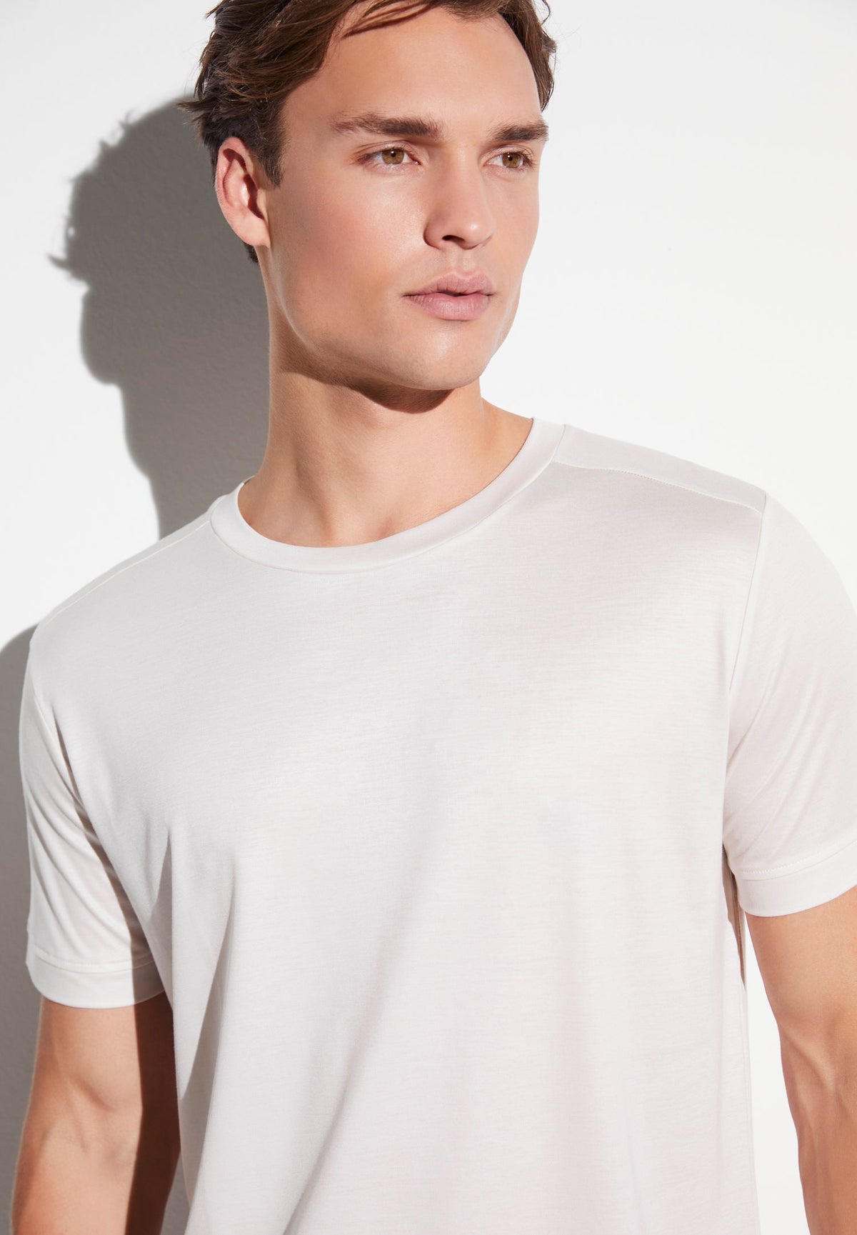 Sustainable Luxury | T-Shirt Short Sleeve - almond latte