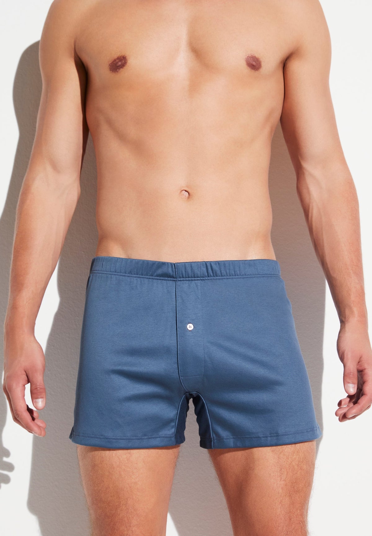 Sea Island | Boxer Shorts, open fly - island blue