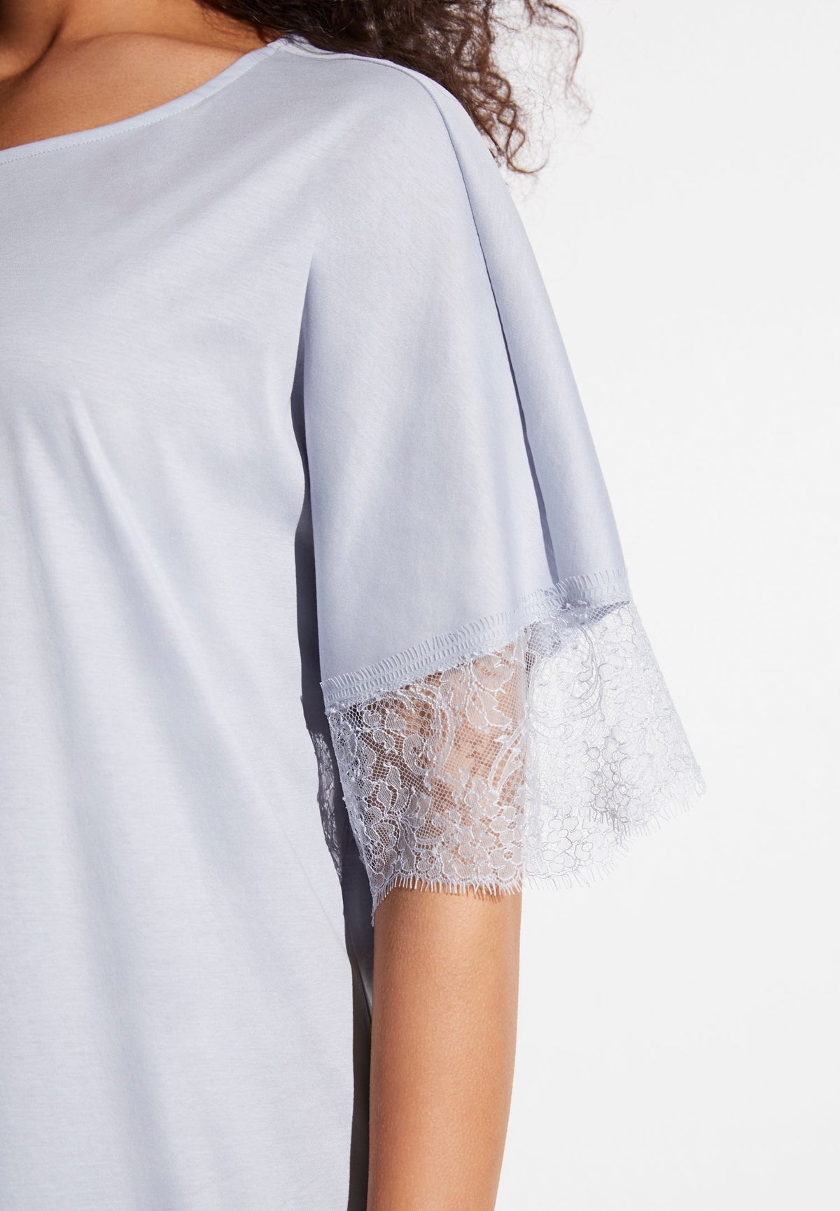 Sea Island | Tee-shirt de nuit manches courtes - morning blue