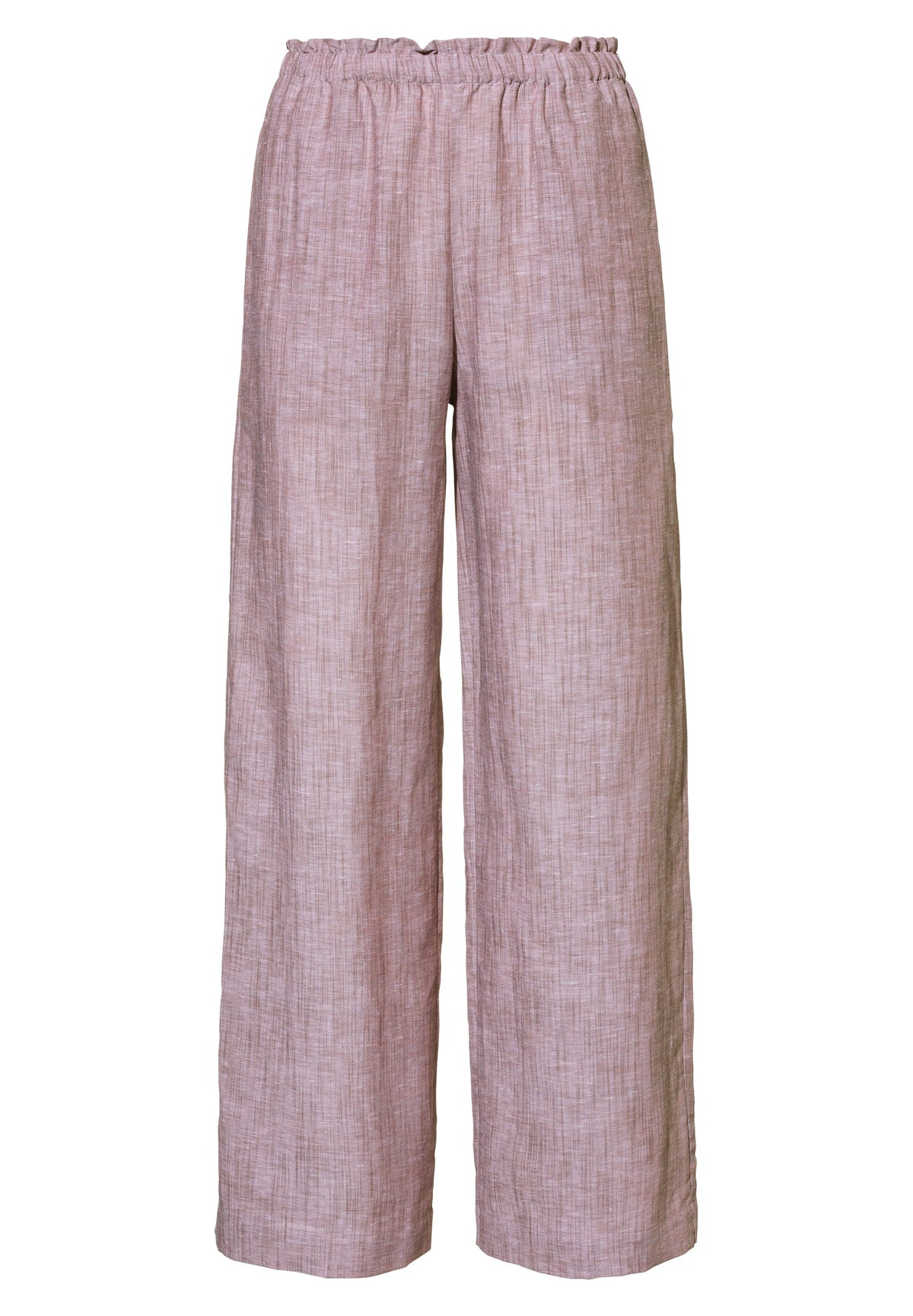 Linen Blend | Pantalon - red sand