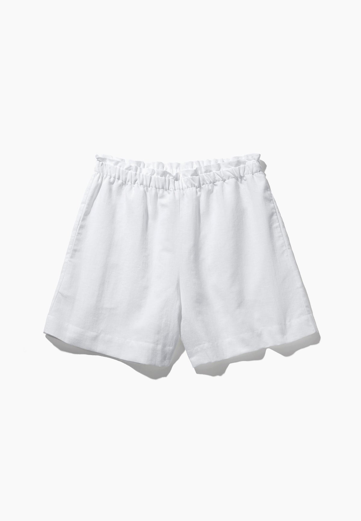 Linen Blend | Shorts - white