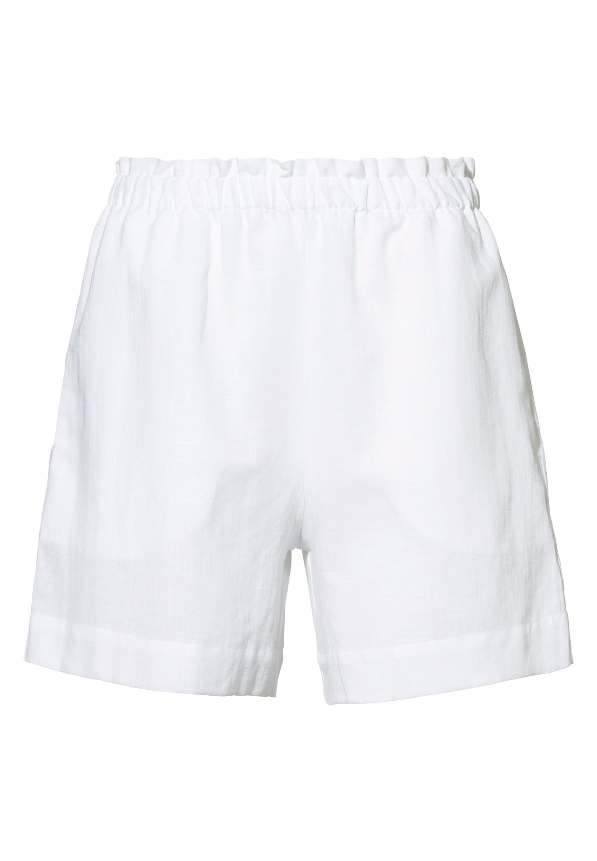 Linen Blend | Shorts - white