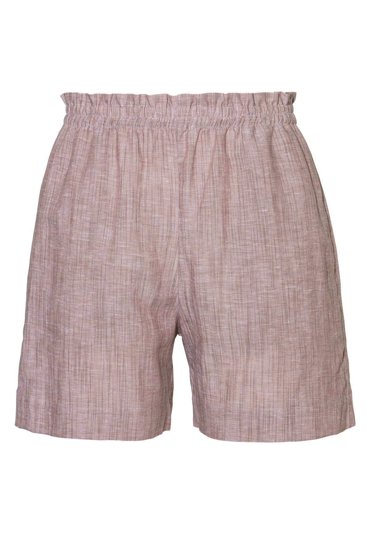 Linen Blend | Shorts - red sand