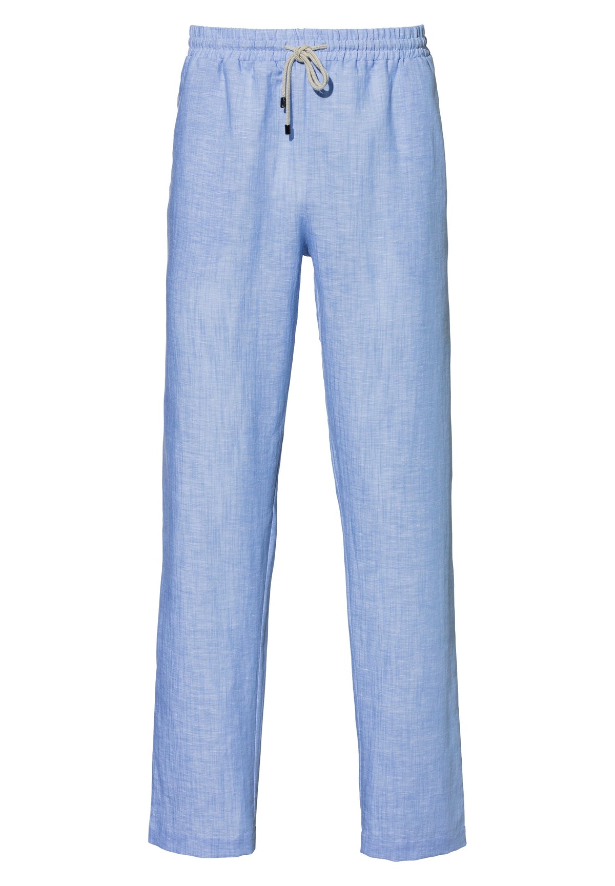 Linen Blend | Pants Long - red sand