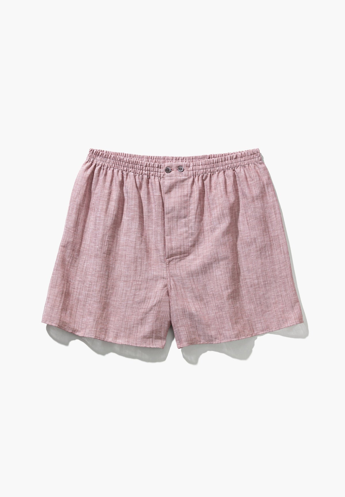 Linen Blend | Shorts - red sand