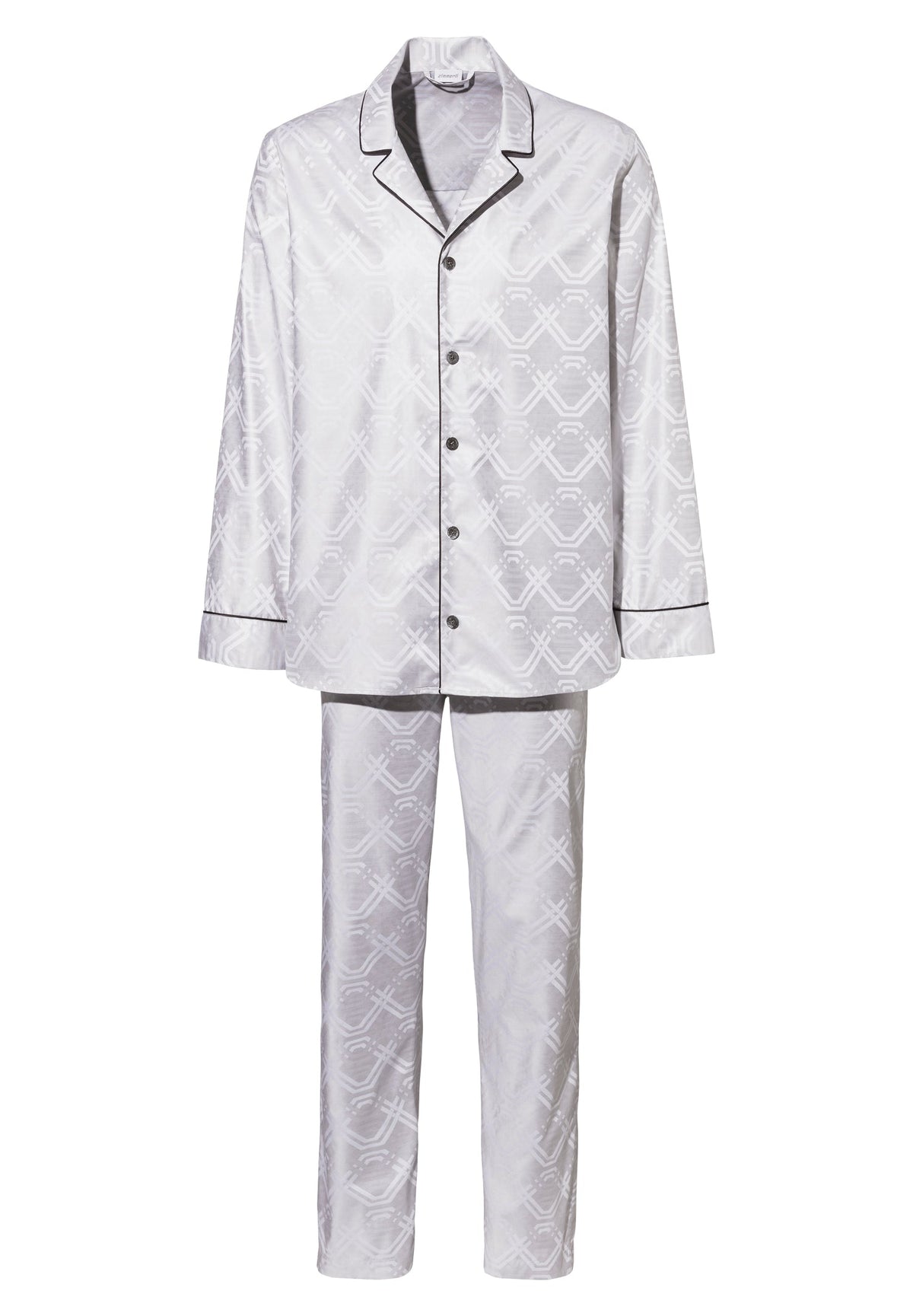 Luxury Jacquard | Pyjama lang - geo taupe