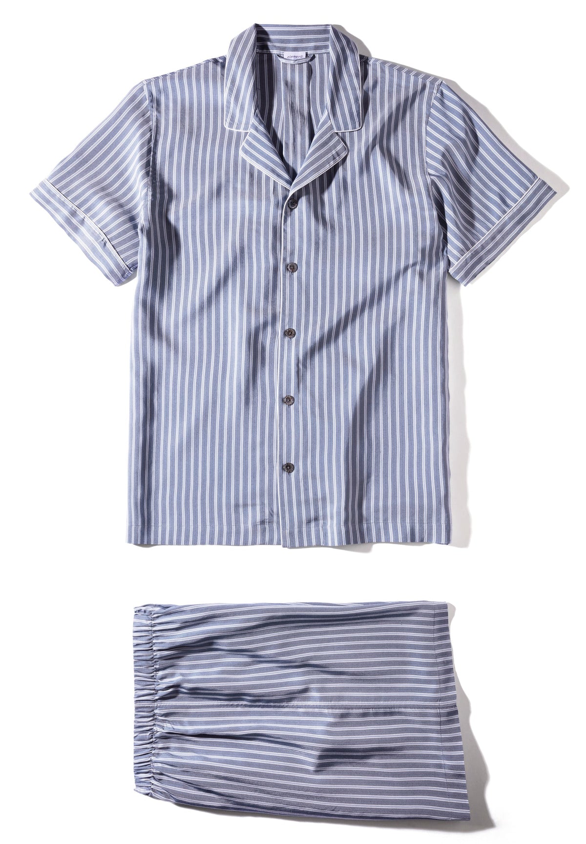 Pinstripes | Pyjama court - sky stripes