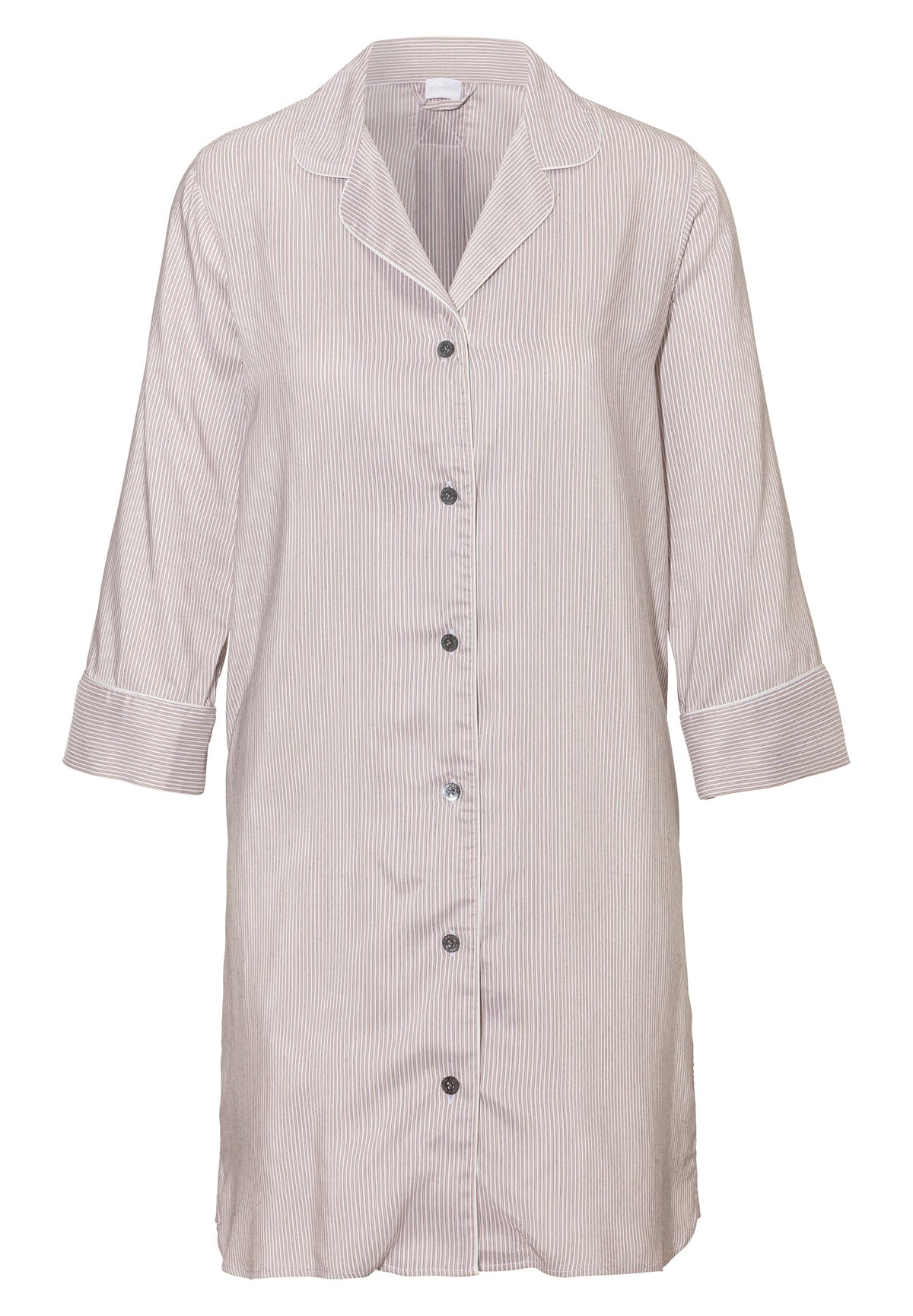 Feminine Stripes | Sleepshirt 3/4-Ärmel - sand stripes