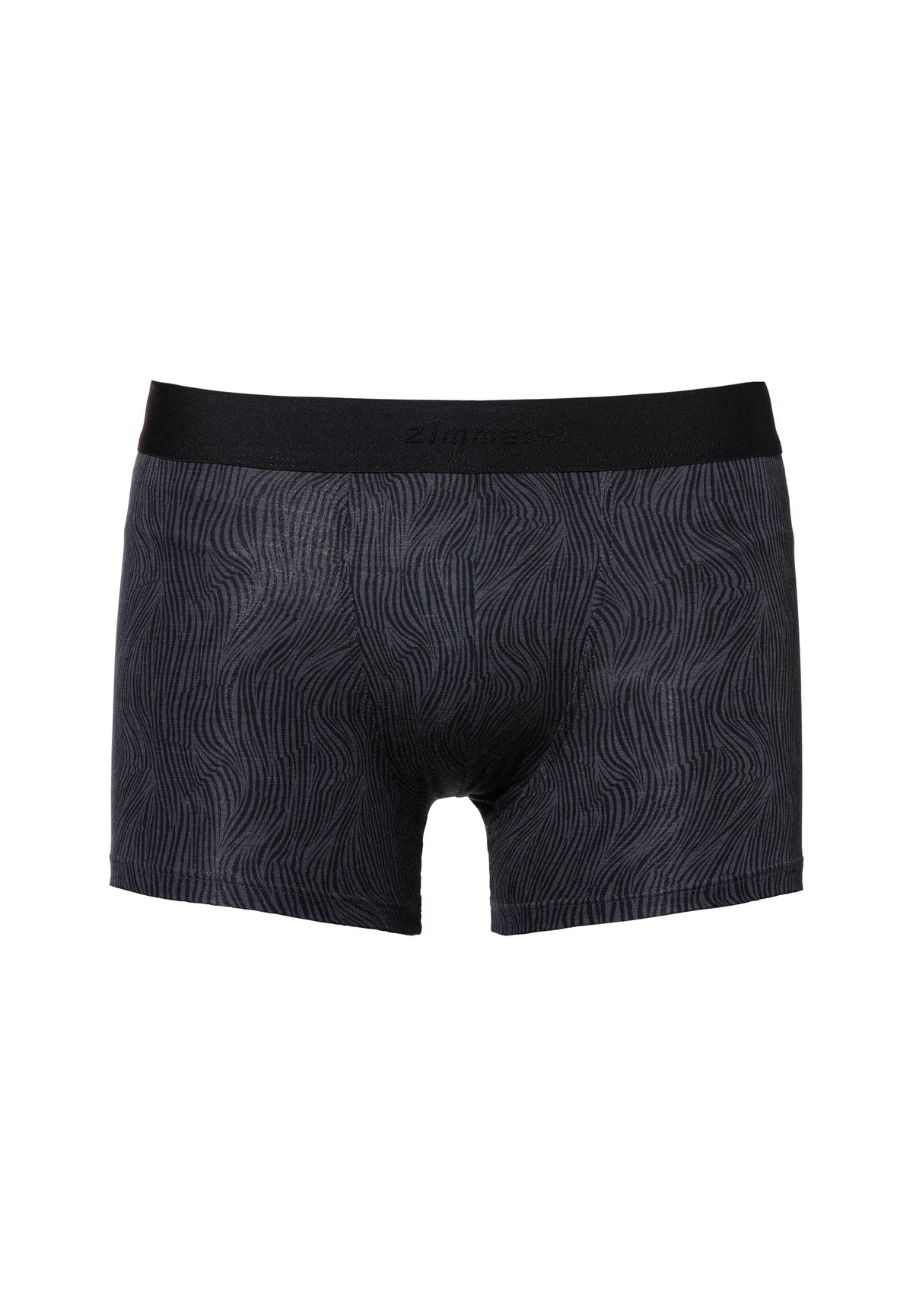 Pureness Print | Boxer Brief / Trunk - linear wave deep blue