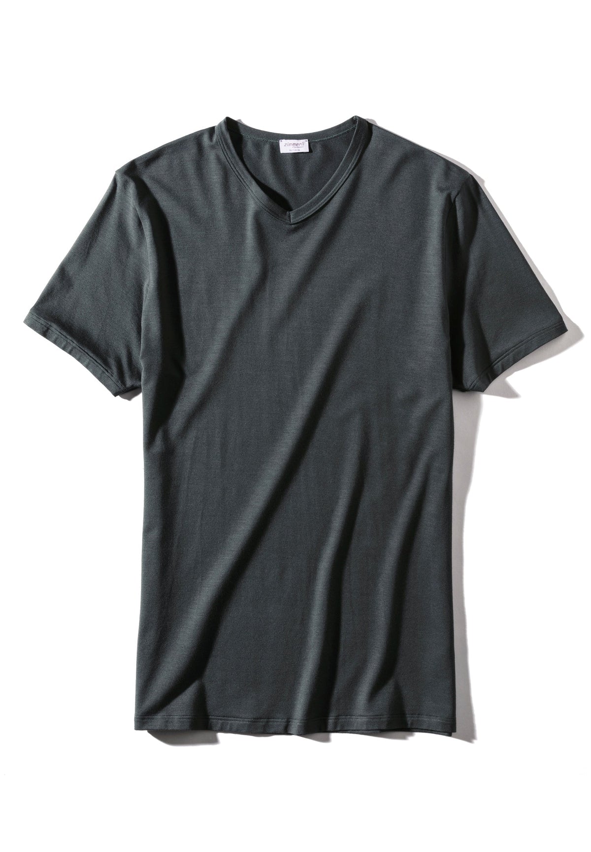 Pureness | T-Shirt Short Sleeve V-Neck - deep blue