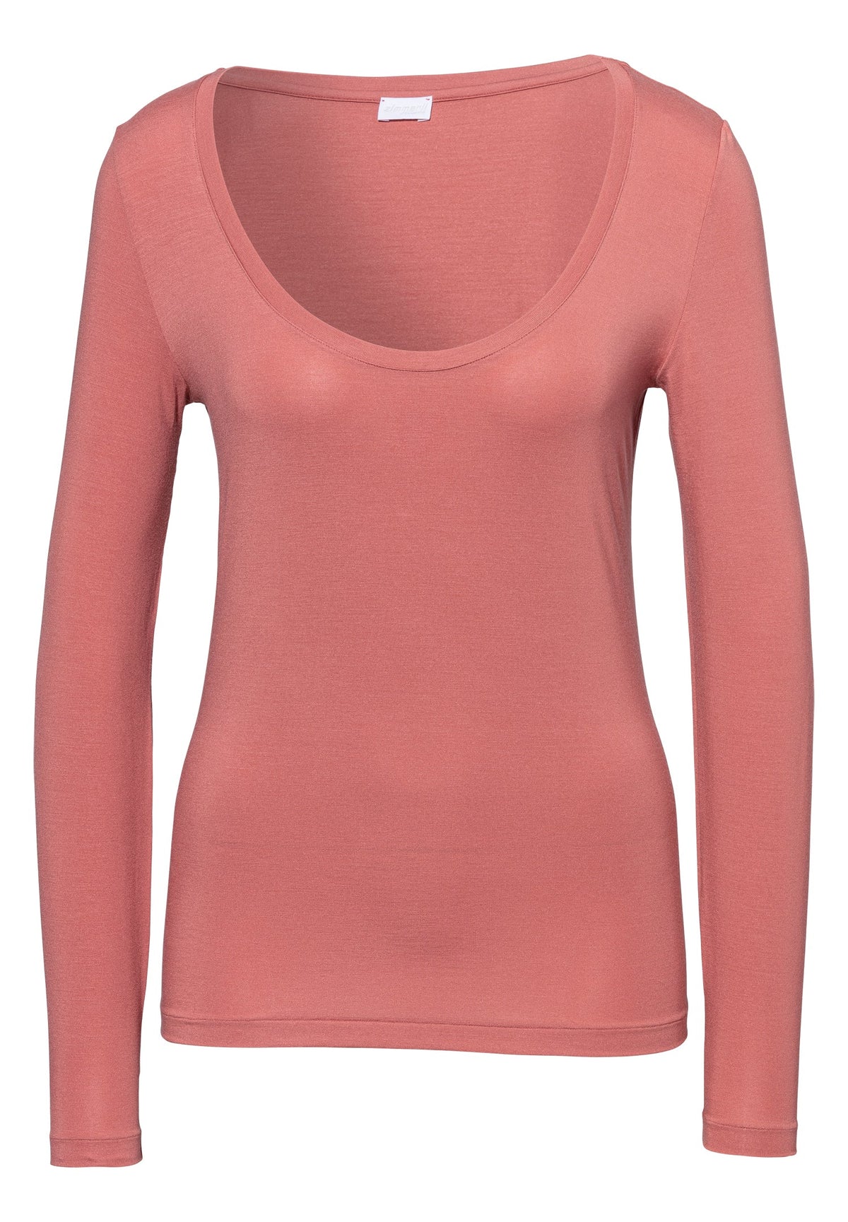 Pureness | T-Shirt Long Sleeve - coral rouge