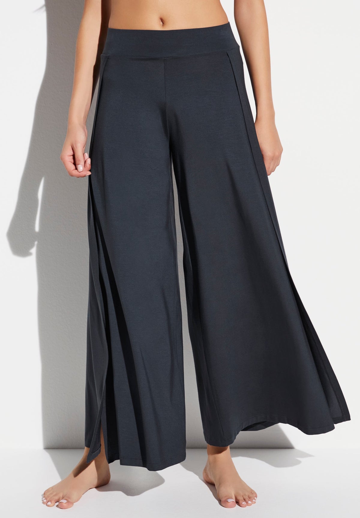 Pureness | Pants Long - nearly black