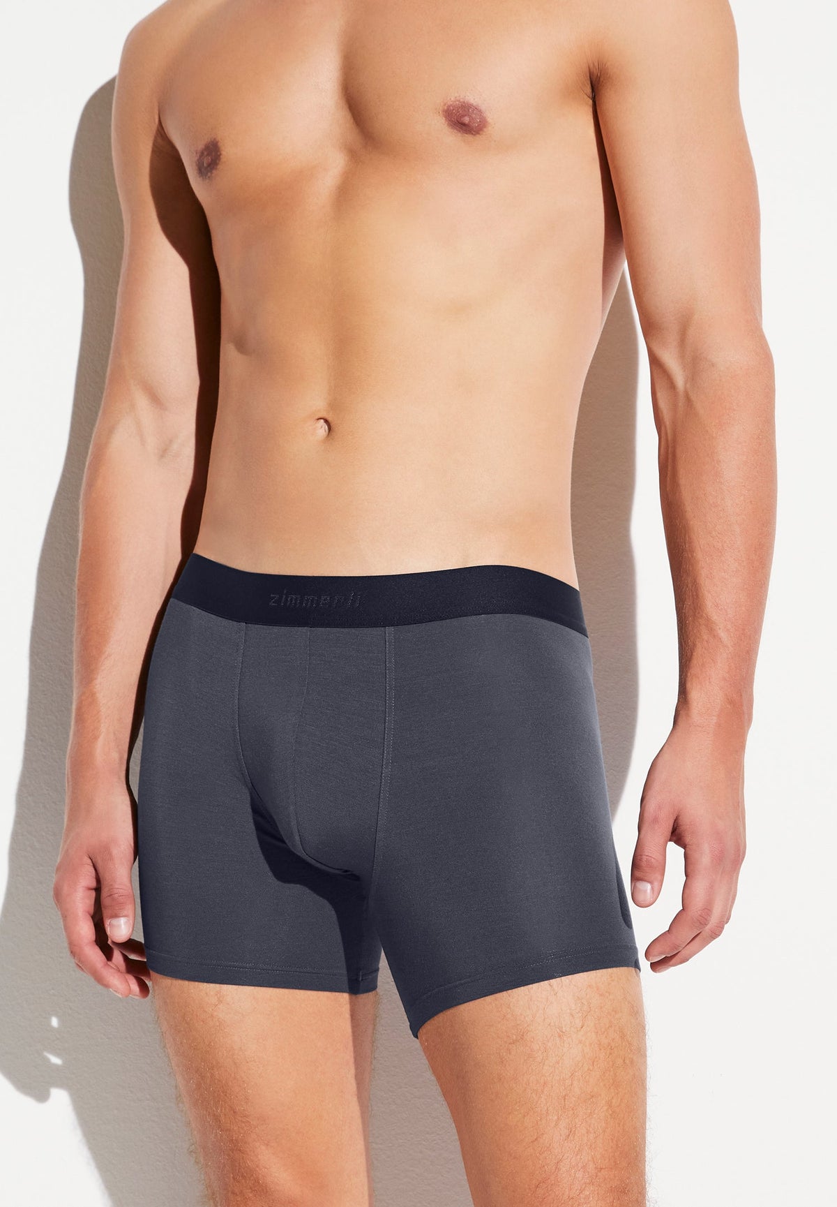 Pureness | Long Leg Boxer Brief - deep blue