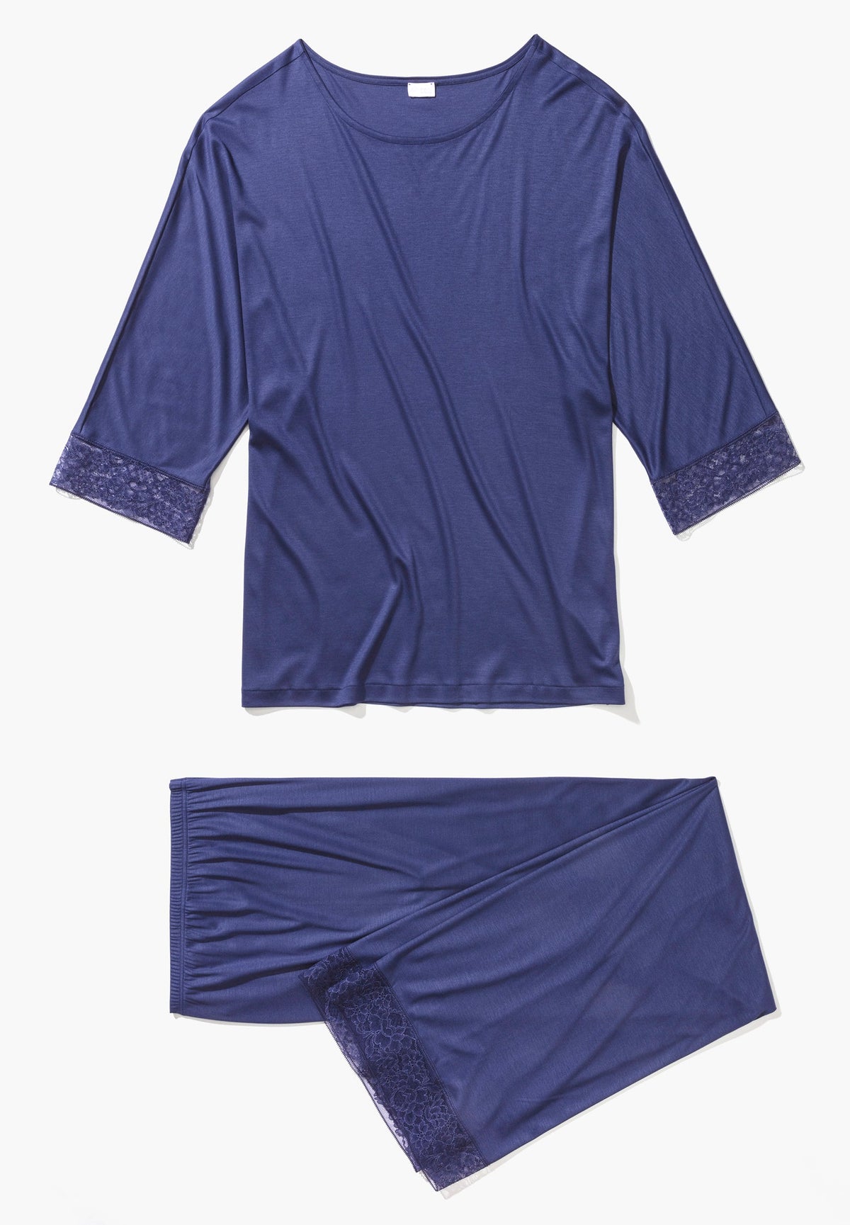 Silk Dreams | Pyjama manche 3/4 - iris blue