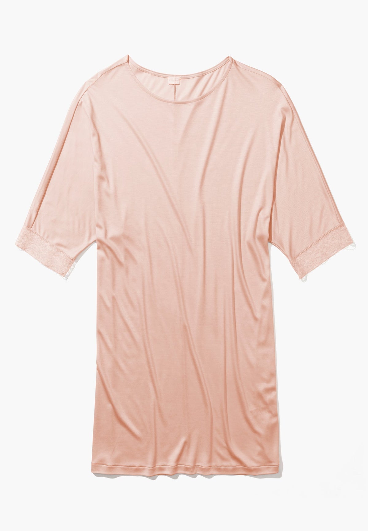 Silk Dreams | Sleepshirt 3/4 Sleeve - rose dust