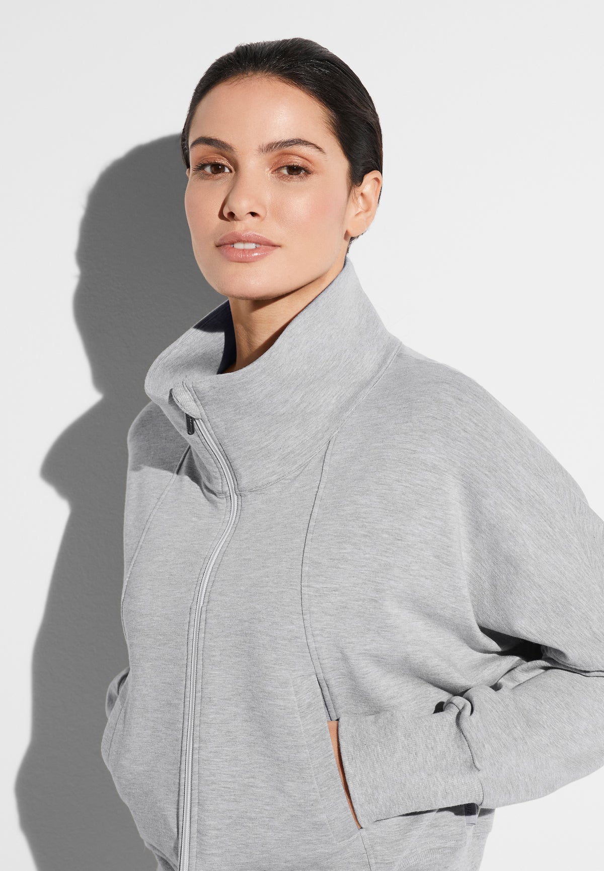 Summer Lounge | Jacke - light grey mélange