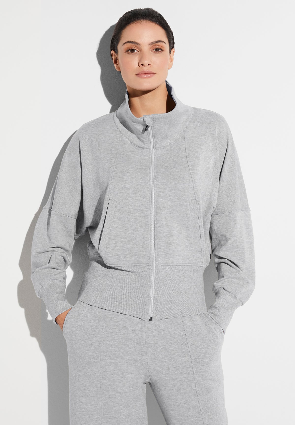 Summer Lounge | Jacke - light grey mélange