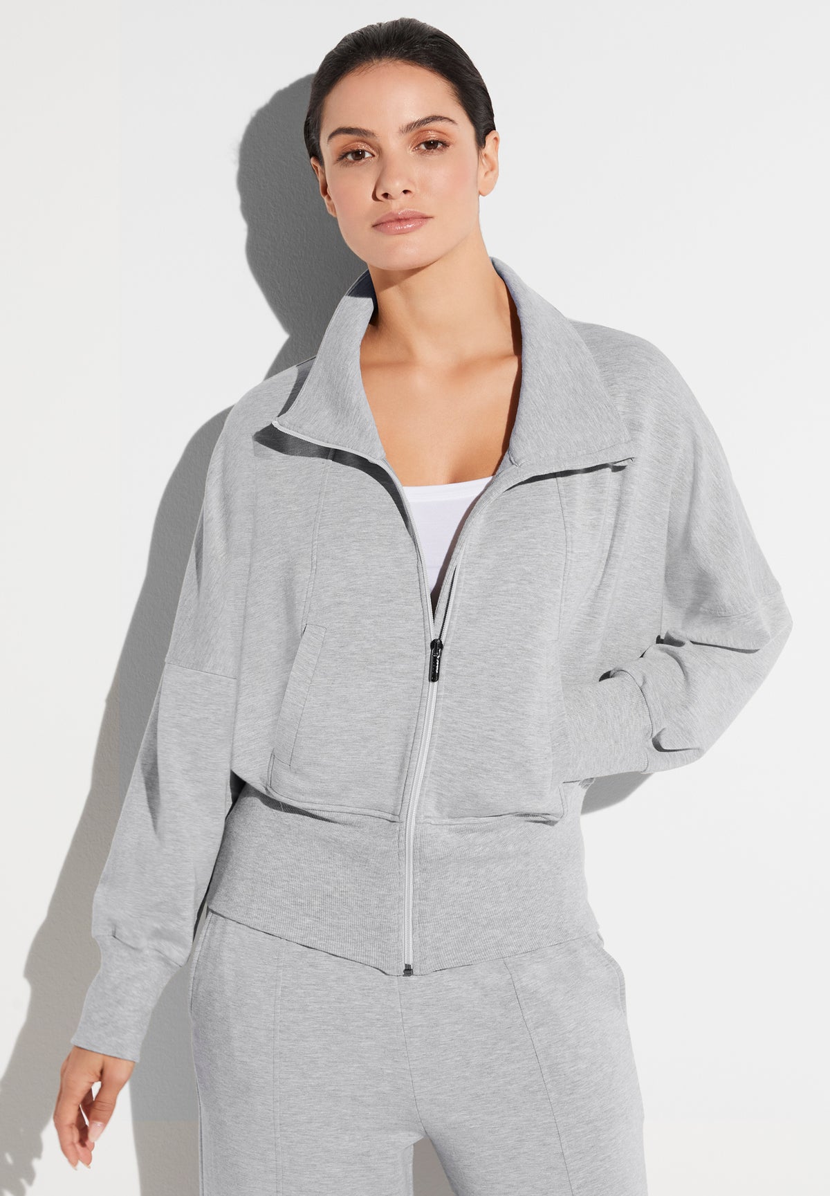 Summer Lounge | Jacke - light grey mélange