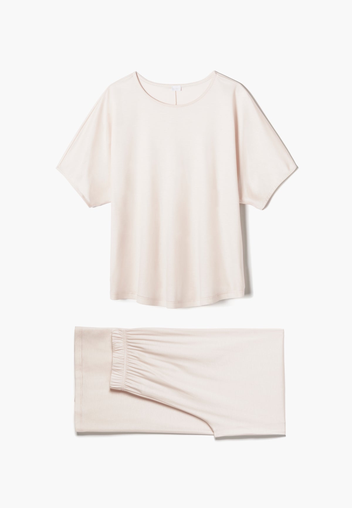 Sustainable Luxury | Pyjama Long Short Sleeve - shell pink