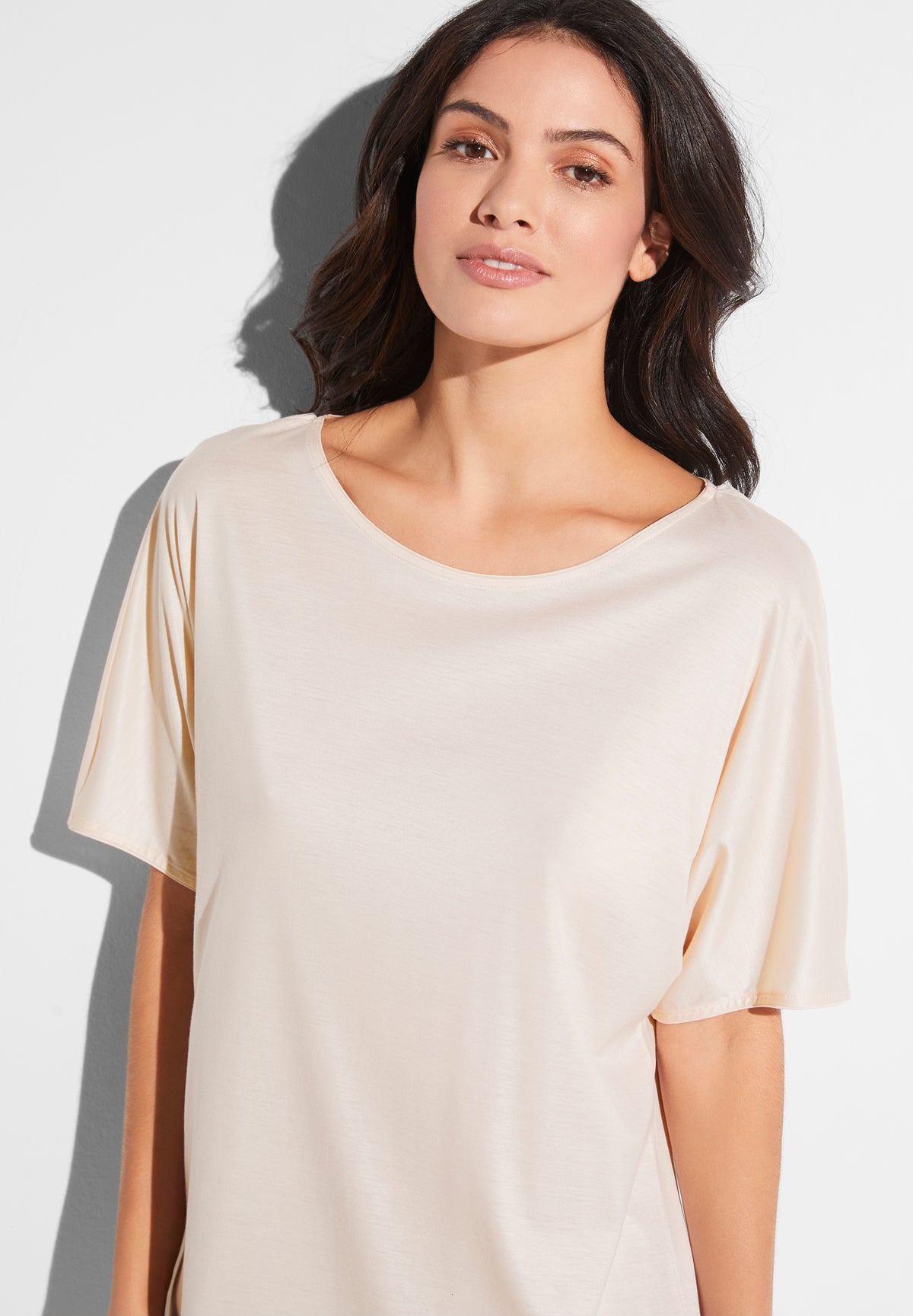 Sustainable Luxury | Sleepshirt Short Sleeve - shell pink