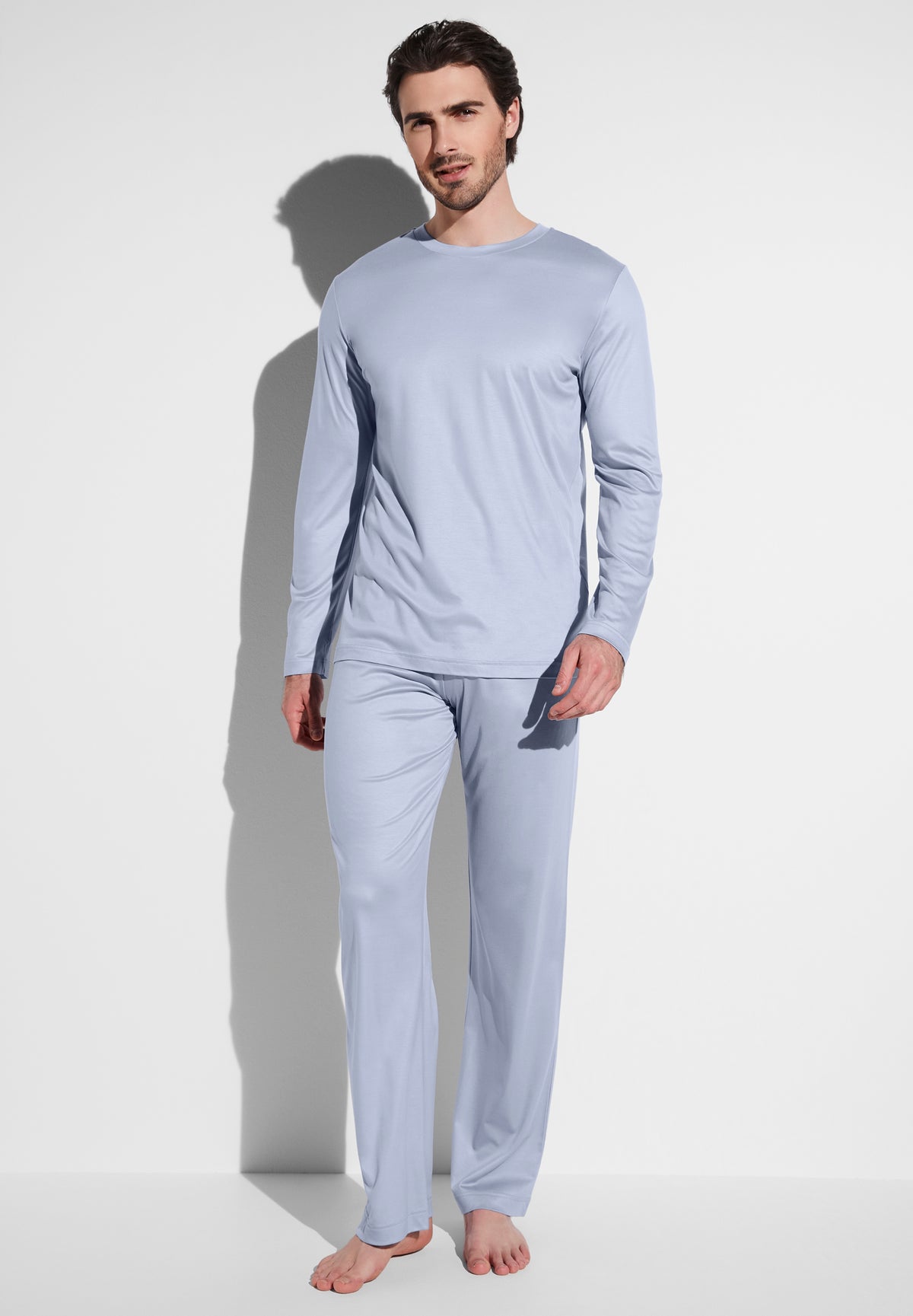 Sustainable Luxury | Pyjama lang - lavender blue