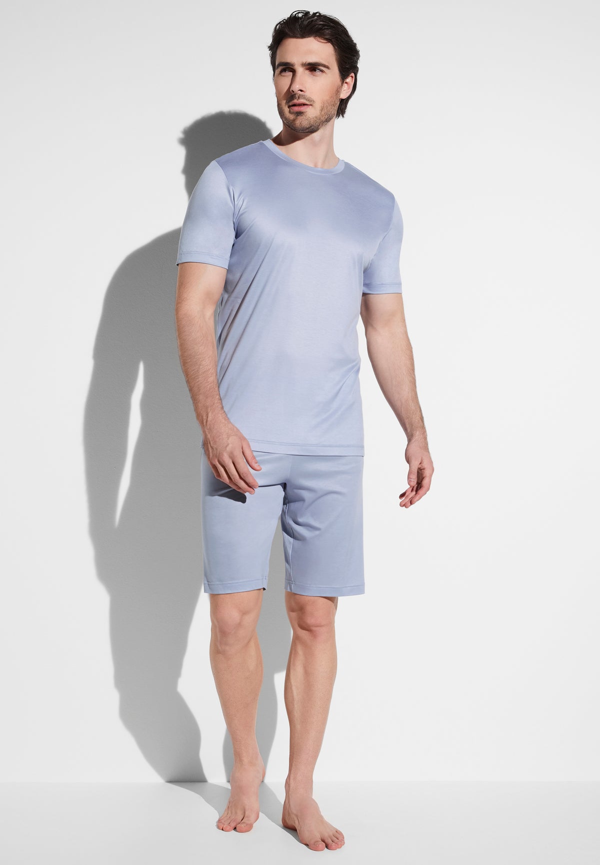 Sustainable Luxury | Pyjama Short - lavender blue