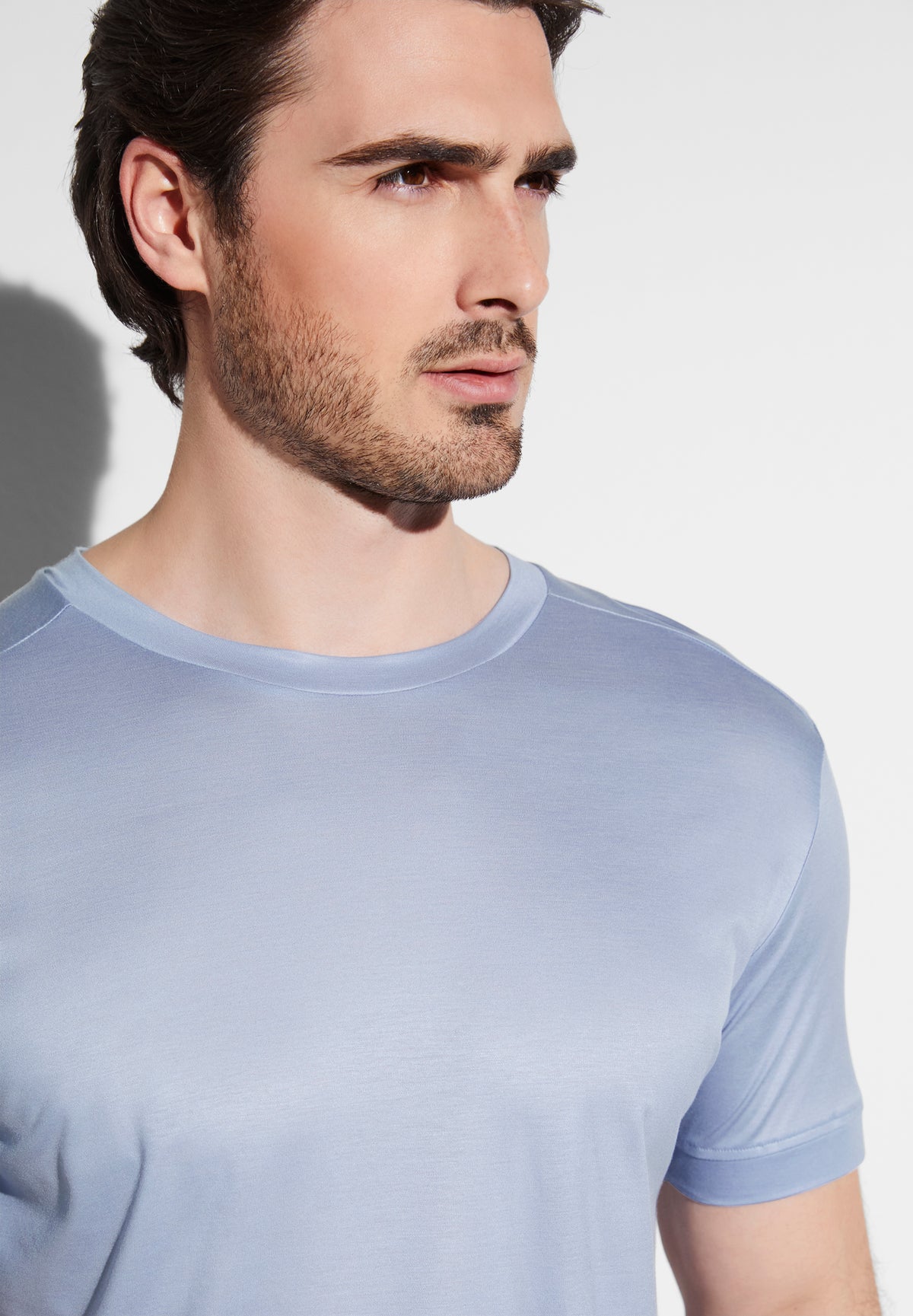 Sustainable Luxury | T-Shirt à manches courtes - lavender blue