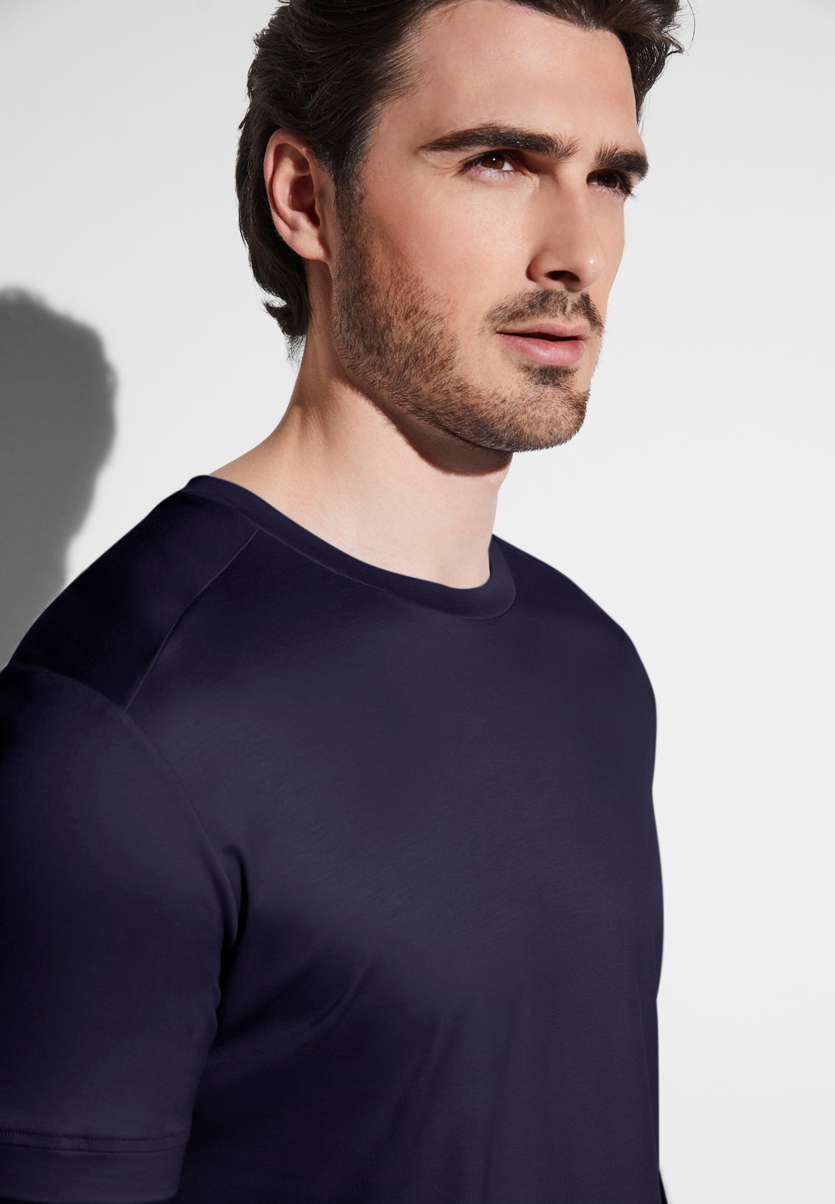 Sustainable Luxury | T-Shirt Short Sleeve - navy