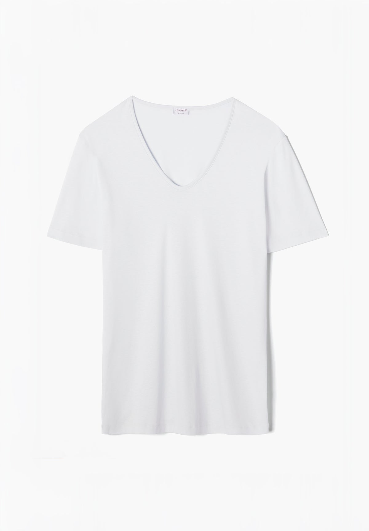 Sea Island | T-Shirt kurzarm V-Ausschnitt - water mist