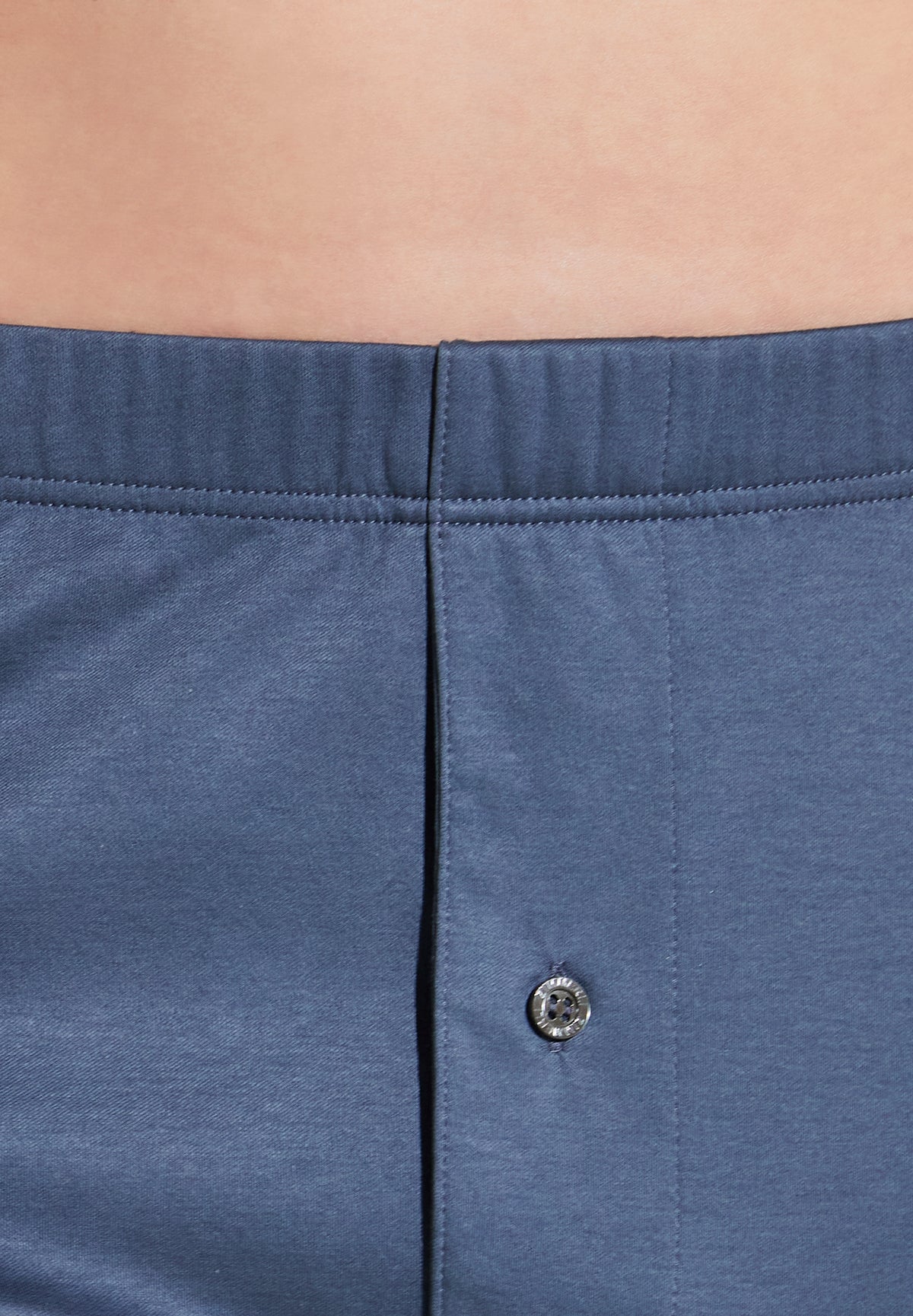 Sea Island | Boxer avec ouverture - steel blue