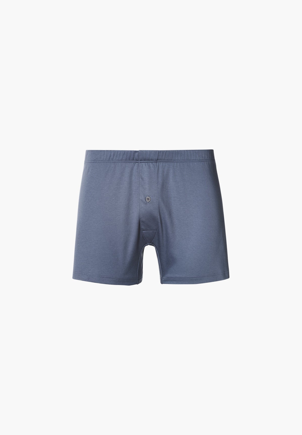 Sea Island | Boxer Shorts, open fly - steel blue