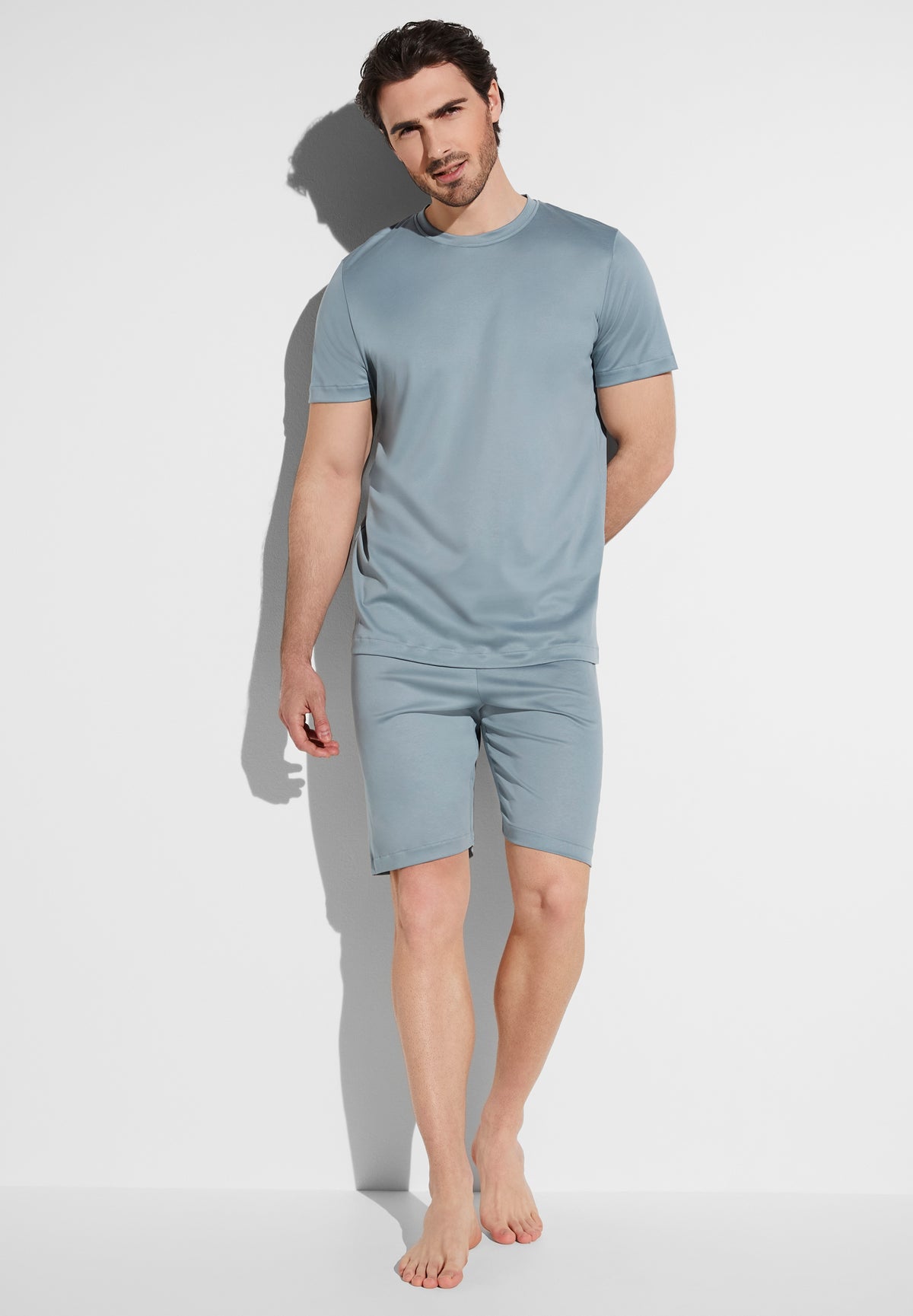 Sea Island | Pyjama kurz - river blue