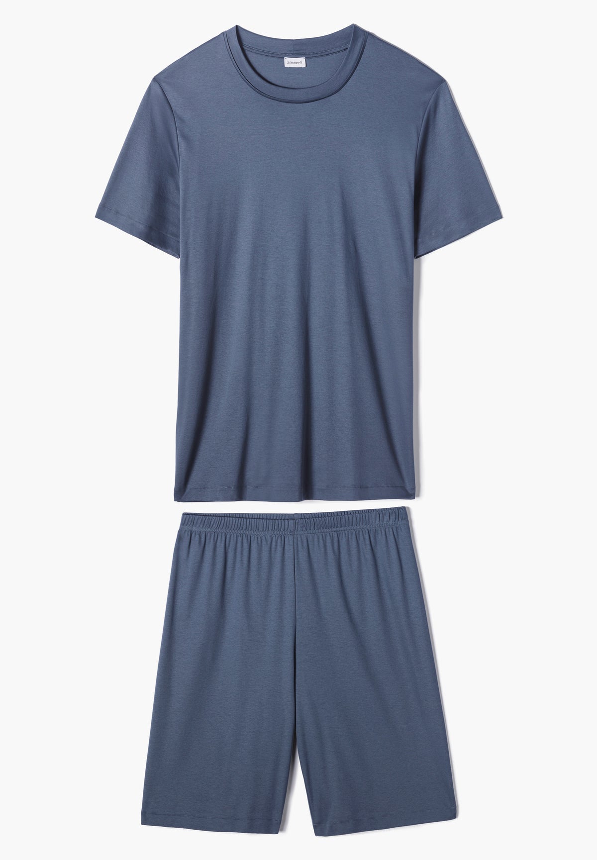 Sea Island | Pyjama court - steel blue