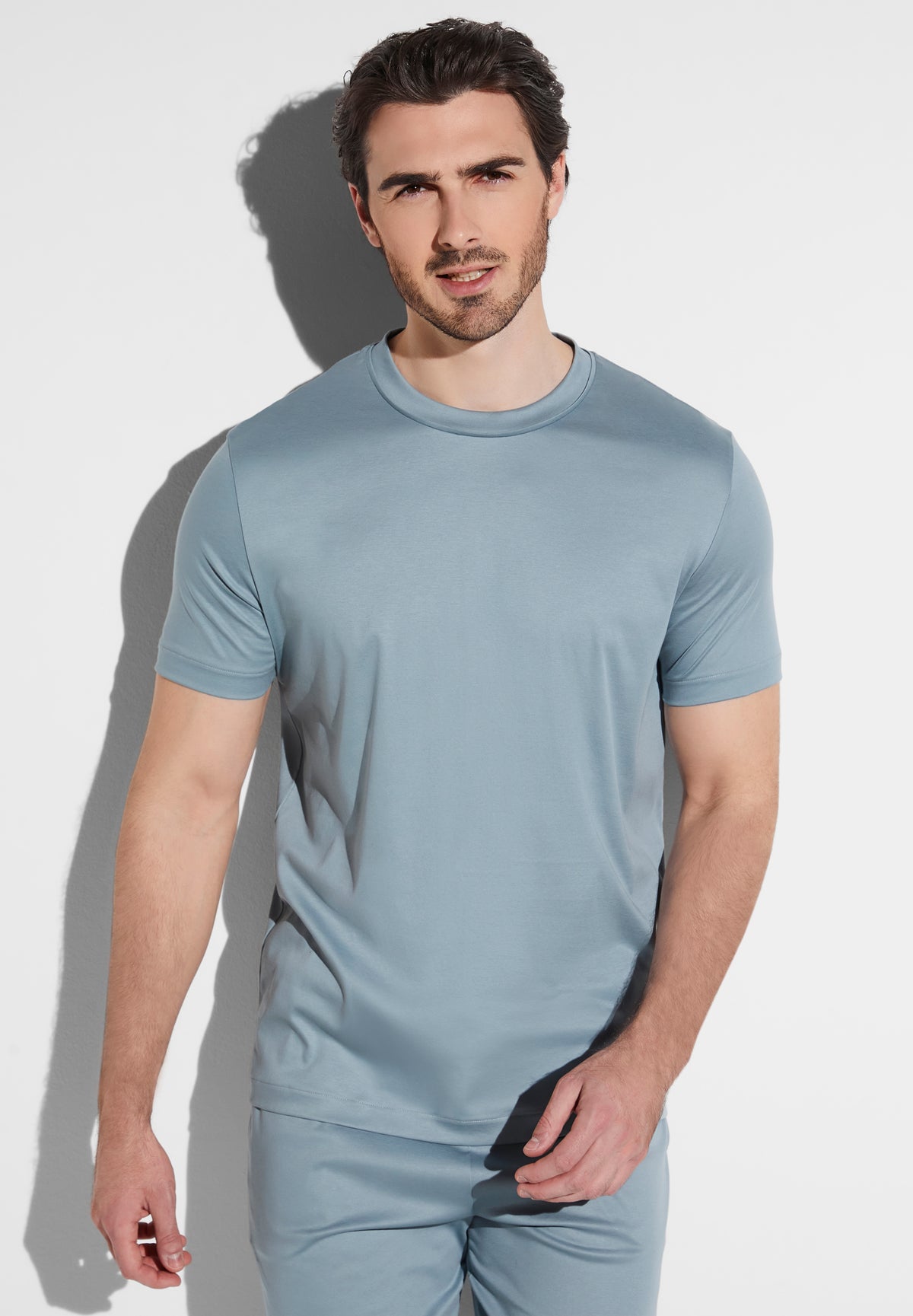 Sea Island | T-Shirt Short Sleeve - river blue