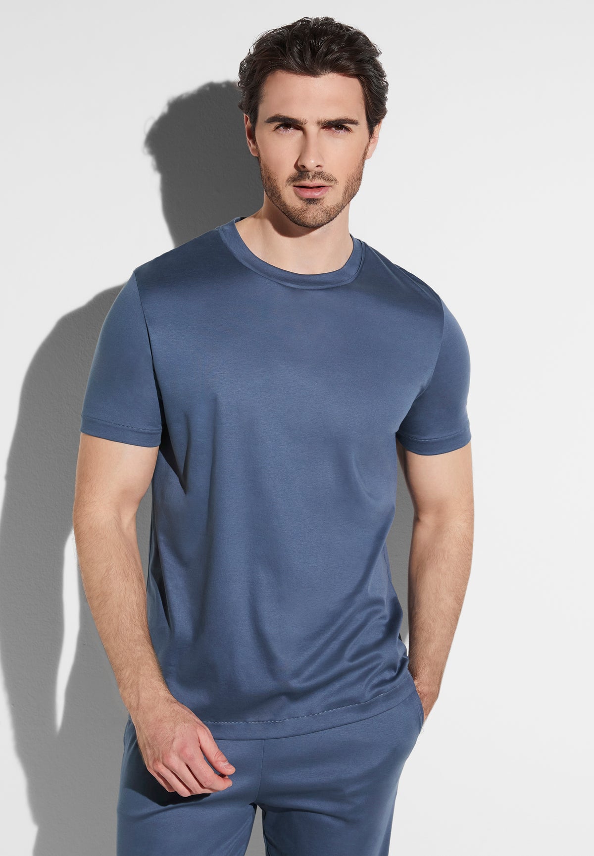 Sea Island | T-Shirt Short Sleeve - steel blue