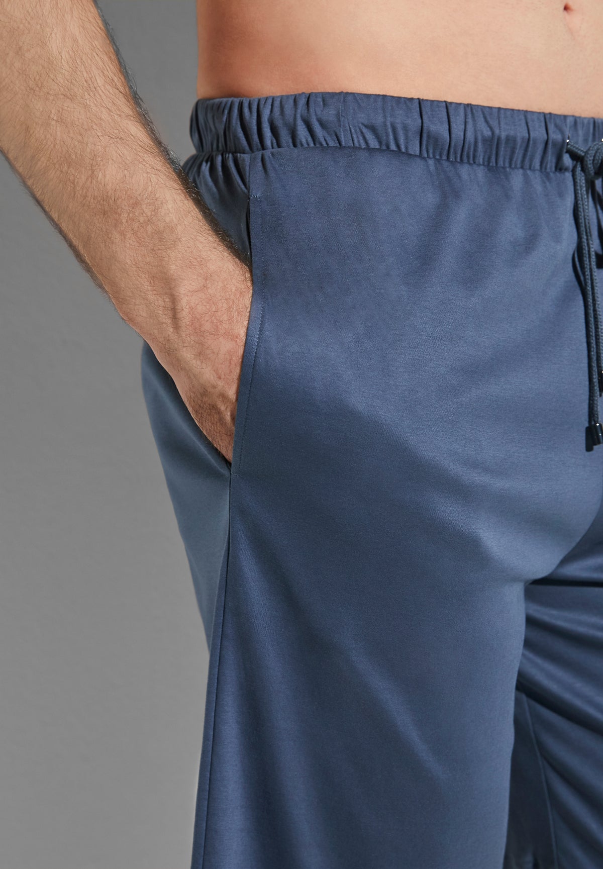 Sea Island | Pantalon court - steel blue