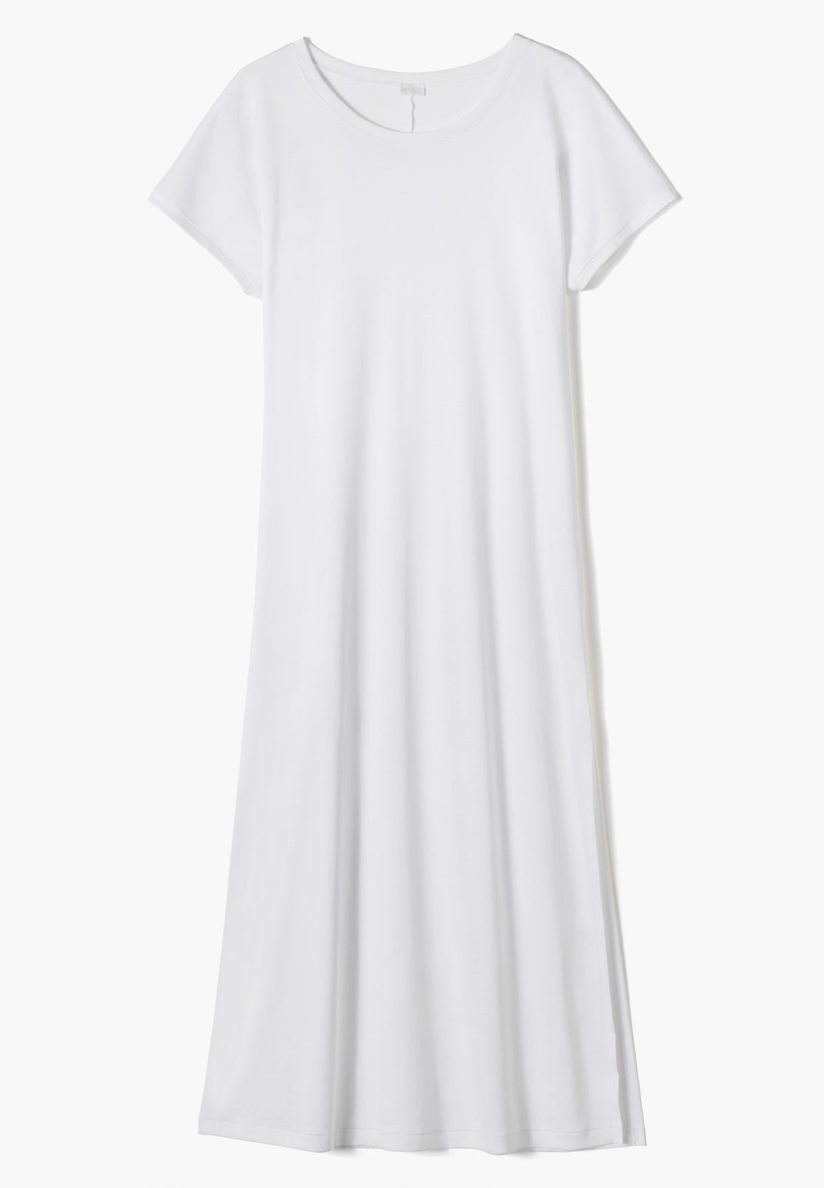 Sea Island | Long Dress Short Sleeve - white