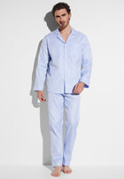 Sea Island Woven | Pyjama longues - blue