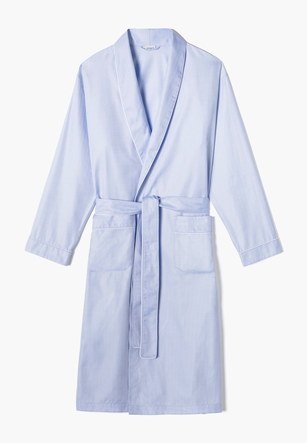 Sea Island Woven | Robe Long - blue